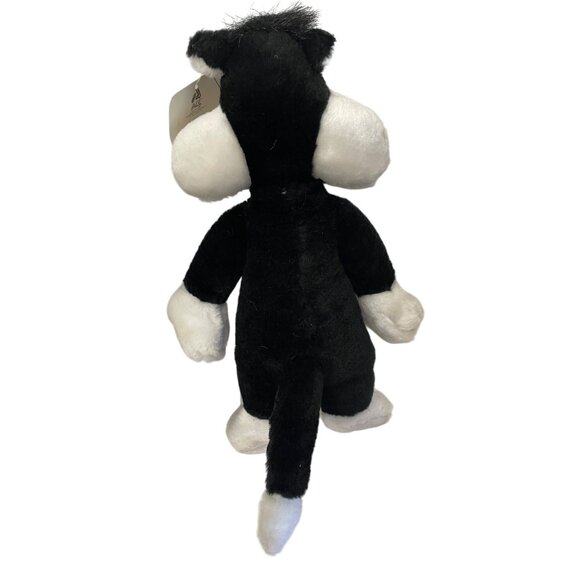 Sylvester The Cat Looney Tunes Plush Toy 13" Ace 1997 Black White Polyester - Picture 7 of 7